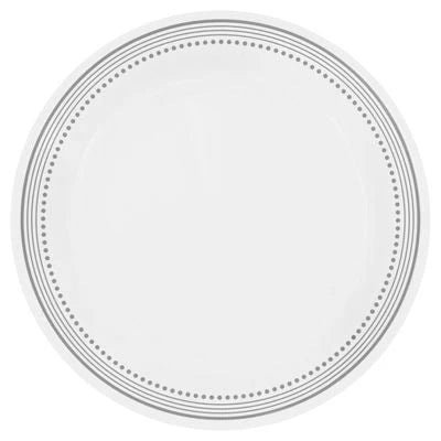 Corelle Dinnerware- Lightweight Mystic Gray 6.75 Appetizer Plate