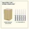 Corelle Dinnerware- Lightweight Halsted 7-piece Steak Knife Set