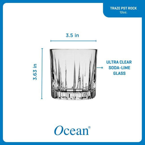 Corelle Dinnerware- Lightweight Traze PRE Rocks Glasses (4-Pieces), 12-ounce, Dishwasher Safe Corelle Dinnerware- Lightweight Traze PRE Rocks Glasses (4-Pieces), 12-ounce, Dishwasher Safe