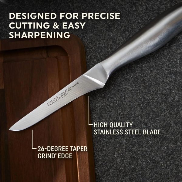 Corelle Dinnerware- Lightweight Insignia Steel? 3-piece Knife Set Corelle Dinnerware- Lightweight Insignia Steel® 3-piece Knife Set