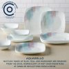 Corelle Dinnerware- Lightweight Aquarello 16-piece Dinnerware Set, Service for 4 Corelle Dinnerware- Lightweight Aquarello 16-piece Dinnerware Set, Service for 4