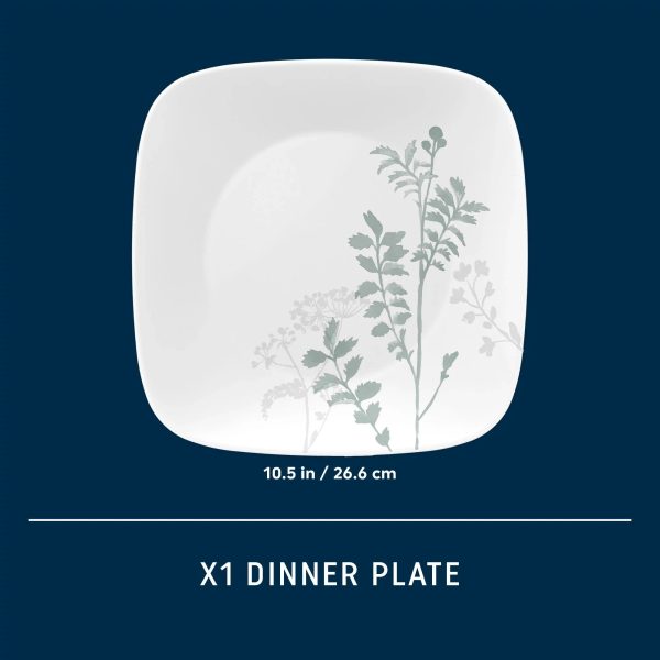 Corelle Dinnerware- Lightweight Amalie 10.5 Dinner Plate