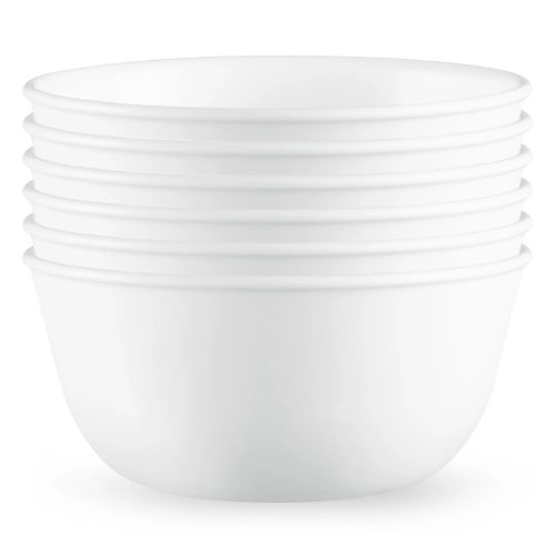 Corelle Dinnerware- Lightweight Winter Frost White 28-ounce Large Soup Bowls, 6-pack