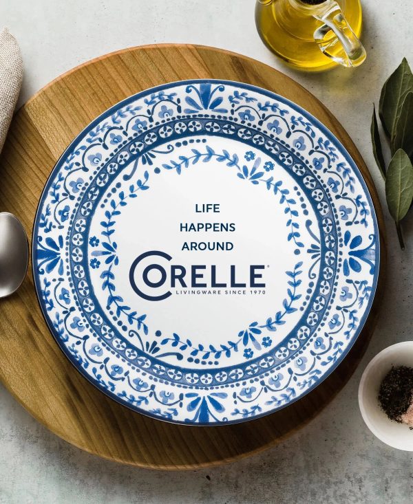 Corelle Dinnerware- Lightweight Portofino 6.75″ Appetizer Plate