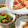 Corelle Dinnerware- Lightweight Delicate Grid 18-piece Dinnerware Set, Service for 6