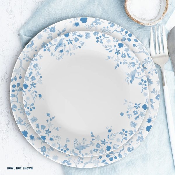 Corelle Dinnerware- Lightweight Garden Song 12-piece Dinnerware Set, Service for 4