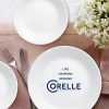 Corelle Dinnerware- Lightweight Winter Frost White 16-piece Mugless Dinnerware Set, Service for 4