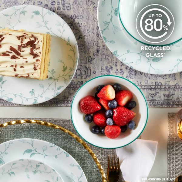 Corelle Dinnerware- Lightweight Chambord 18-piece Dinnerware Set, Service for 6