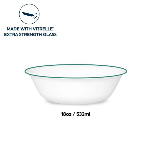 Corelle Dinnerware- Lightweight Solar Print 18-ounce Cereal Bowl