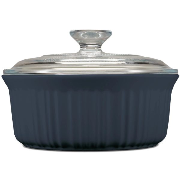 Corelle Dinnerware- Lightweight French Colors 1.5-quart Round Baking Dish, Navy