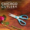 Corelle Dinnerware- Lightweight Chicago Cutlery 2-piece Kitchen Shears in Blueberry and Blue Frost Corelle Dinnerware- Lightweight Chicago Cutlery 2-piece Kitchen Shears in Blueberry and Blue Frost