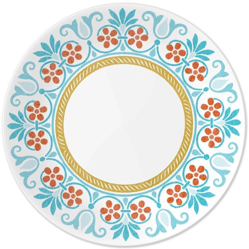 Corelle Dinnerware- Lightweight Global Collection Terracotta Dreams 8.5 Salad Plate