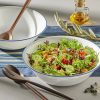Corelle Dinnerware- Lightweight Brilliant Blue Banded 2-quart Serving Bowls, 2-pack