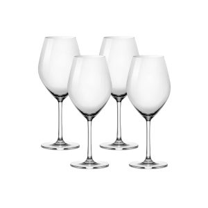 Corelle Dinnerware- Lightweight Sondria Champagne Flute Glasses (4-pieces), 7.25-ounce, Dishwasher Safe
