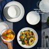 Corelle Dinnerware- Lightweight Caspian Lace 66-piece Dinnerware Set, Service for 12