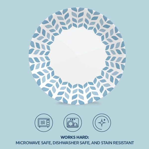 Corelle Dinnerware- Lightweight Global Collection Northern Pines 10.25 Dinner Plates, 6-pack