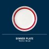 Corelle Dinnerware- Lightweight Sadie 10.25 Dinner Plate