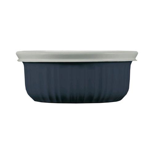 Corelle Dinnerware- Lightweight French Colors 16-ounce Baking Dish with Lid, Navy