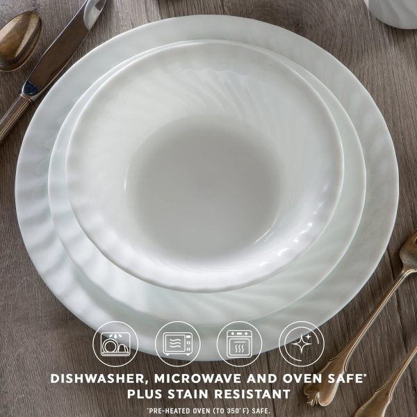 Corelle Dinnerware- Lightweight Enhancements 12-piece Dinnerware Set, Service for 4