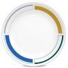 Corelle Dinnerware- Lightweight Color Block 8.5 Salad Plate