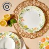 Corelle Dinnerware- Lightweight Contemporary Fruit 10.5 Dinner Plate- 4 Pack Corelle Dinnerware- Lightweight Contemporary Fruit 10.5 Dinner Plate- 4 Pack