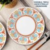 Corelle Dinnerware- Lightweight Global Collection Terracotta Dreams 10.25 Dinner Plate