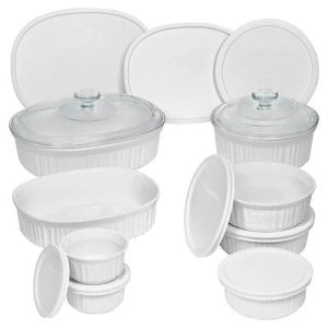 Corelle Dinnerware- Lightweight French White® 16-ounce Round Bakeware Dish