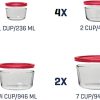 Corelle Dinnerware- Lightweight Anchor Hocking 26 Piece Glass Storage Containers with Lids (13 Glass Food Storage Containers & 13 Red SnugFit Lids) Corelle Dinnerware- Lightweight Anchor Hocking 26 Piece Glass Storage Containers with Lids (13 Glass Food Storage Containers & 13 Red SnugFit Lids)
