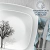 Corelle Dinnerware- Lightweight Timber Shadows 12-piece Dinnerware Set, Service for 4
