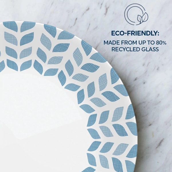 Corelle Dinnerware- Lightweight Global Collection Northern Pines 10.25 Dinner Plates, 6-pack