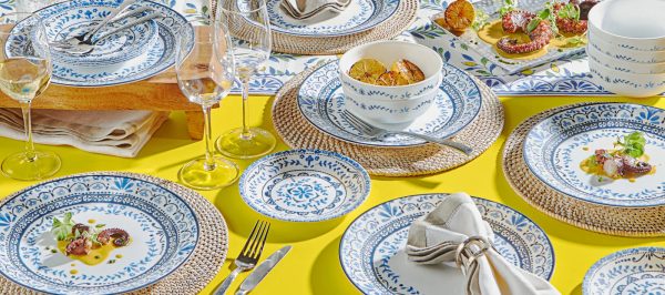 Corelle Dinnerware- Lightweight Portofino 6.75″ Appetizer Plate, 6 pack
