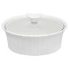 Corelle Dinnerware- Lightweight French White® 1.5-quart Round Casserole Dish with Lid