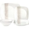 Corelle Dinnerware- Lightweight Wandering Groves 12-piece Dinnerware Set, Service for 4