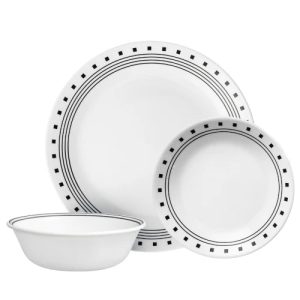 Corelle Dinnerware- Lightweight City Block 6.75 Appetizer Plate