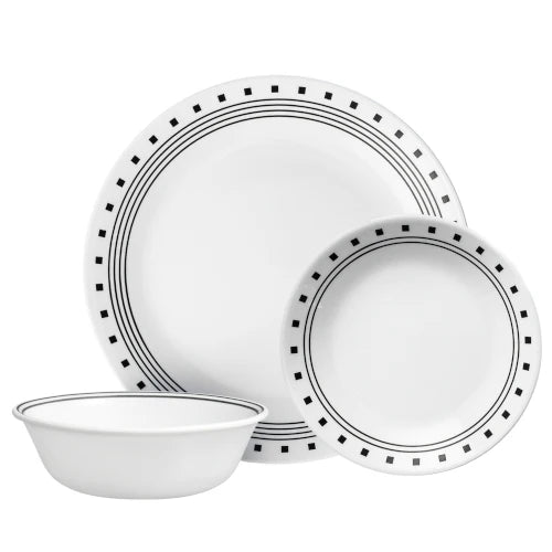 Corelle Dinnerware- Lightweight Shimmering White 32-piece Dinnerware Set, Service for 8