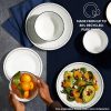 Corelle Dinnerware- Lightweight Caspian Lace 8.5 Salad Plate
