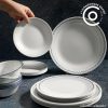 Corelle Dinnerware- Lightweight Caspian Lace 8.5 Salad Plate