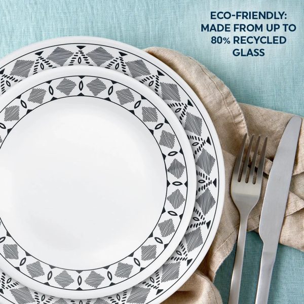 Corelle Dinnerware- Lightweight Cusco 16-piece Mugless Dinnerware Set, Service for 4 Corelle Dinnerware- Lightweight Cusco 16-piece Mugless Dinnerware Set, Service for 4