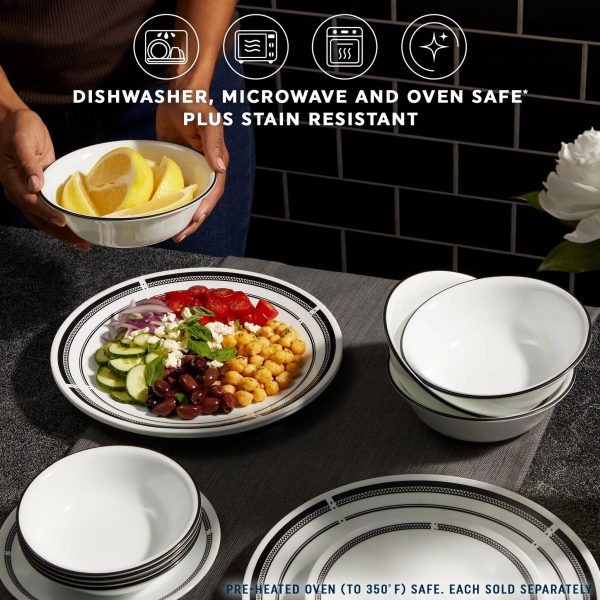 Corelle Dinnerware- Lightweight Brasserie 6.75 Appetizer Plate