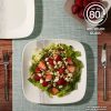 Corelle Dinnerware- Lightweight Square Wandering Grove 9 Salad Plate
