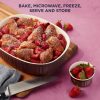 Corelle Dinnerware- Lightweight French Colors 12-piece Bakeware Set, Cabernet Corelle Dinnerware- Lightweight French Colors 10-piece Bakeware Set, Cabernet