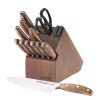 Corelle Dinnerware- Lightweight Signature Edge Walnut 13-piece Knife Block Set Corelle Dinnerware- Lightweight Signature Edge Walnut 13-piece Knife Block Set