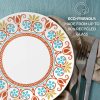 Corelle Dinnerware- Lightweight Global Collection Terracotta Dreams 10.25″ Dinner Plates, 4-pack