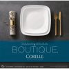Corelle Dinnerware- Lightweight Boutique Vivid White 8-piece Dinnerware Set, Service for 4