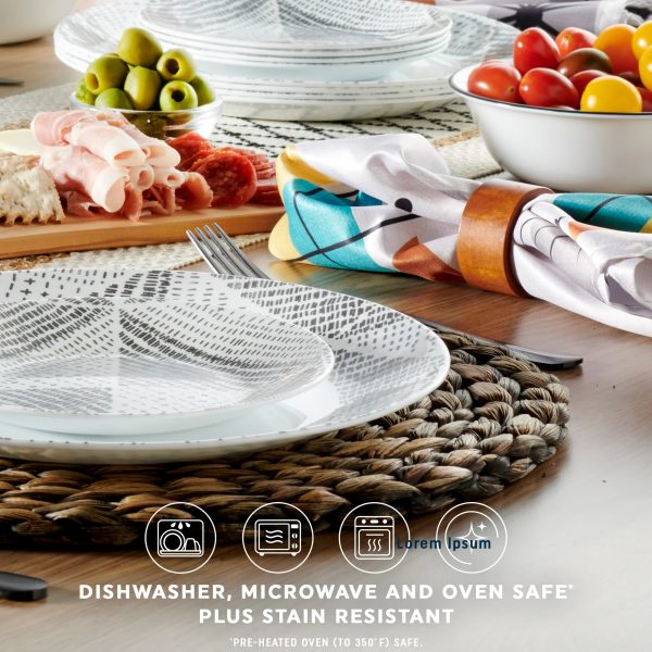 Corelle Dinnerware- Lightweight Odisha 18-piece Dinnerware Set, Service for 6 Corelle Dinnerware- Lightweight Odisha 18-piece Dinnerware Set, Service for 6
