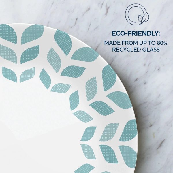 Corelle Dinnerware- Lightweight Global Collection Northern Pines 8.5 Salad Plates, 6-pack