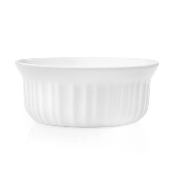 Corelle Dinnerware- Lightweight French White® 16-ounce Round Bakeware Dish
