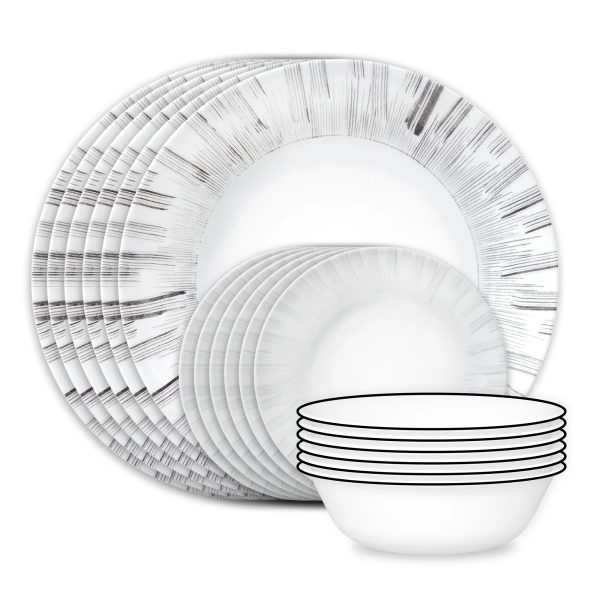 Corelle Dinnerware- Lightweight Arica 18-piece Dinnerware Set, Service for 6