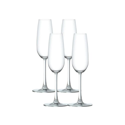 Corelle Dinnerware- Lightweight Matera Champagne Flutes (4-Pieces), 7-ounce, dishwasher safe