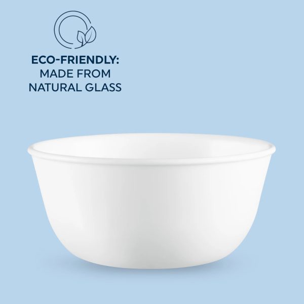 Corelle Dinnerware- Lightweight Winter Frost White 28-ounce Large Soup Bowls, 6-pack Corelle Dinnerware- Lightweight Winter Frost White 28-ounce Large Soup Bowls, 6-pack